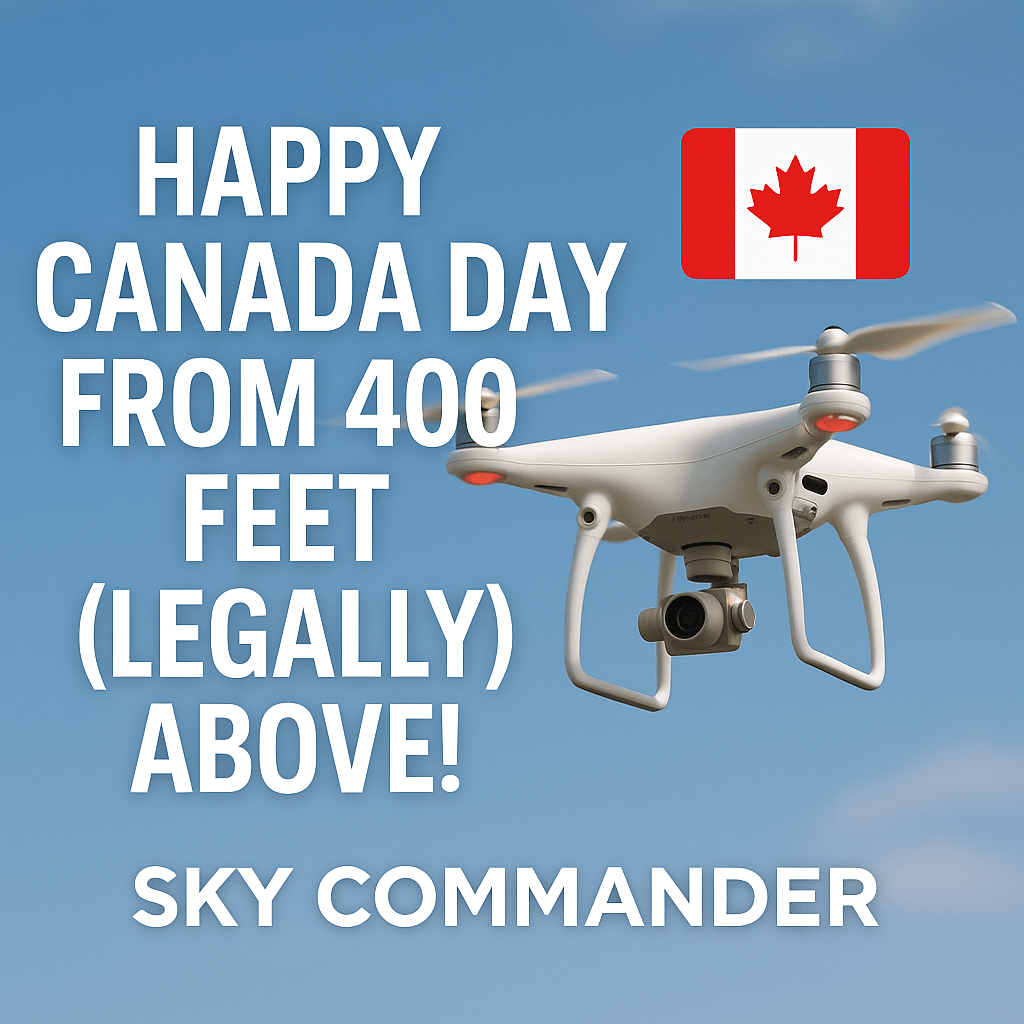 🍁 Happy Canada Day from 400 Feet (Legally) Above!&nbsp;🍁